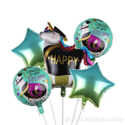 Happy Birthday Mylar Balloons 5pc Happy Birthday Foil Balloons Sets Supplier
